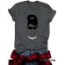 Short sleeved character print