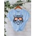 Short sleeved pure cotton tiger Short sleeved pure cotton tiger