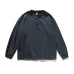 Henley Neck Sweater Loose Casual Waffle Knit Pullover