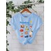 Sunday Morning Round Neck Loose Short Sleeve