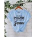 Short sleeved pure cotton slogan