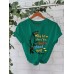 Short sleeved pure cotton cartoon