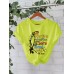 Short sleeved pure cotton cartoon