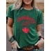 Strawberry Milk Round Neck Loose Short Sleeve