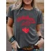 Strawberry Milk Round Neck Loose Short Sleeve