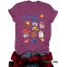 Sunday morning round neck pullover short sleeved shirt