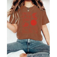FRUIT OF THE SPIRIT Loose Casual Short Sleeves
