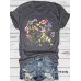 Short sleeved fashion print