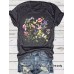 Short sleeved fashion print