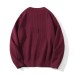 Color-block Design Lazy Loose Fit Oversized Crewneck Sweater