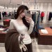 Style V-Neck Lace Spliced T-Shirt for Women, Slim Fit Bodycon Top