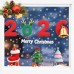 Christmas stickers, creative Christmas tree stickers, static cling stickers, gift bells, snowflakes, glass stickers