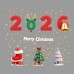 Christmas stickers, creative Christmas tree stickers, static cling stickers, gift bells, snowflakes, glass stickers