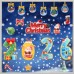 Christmas stickers, creative Christmas tree stickers, static cling stickers, gift bells, snowflakes, glass stickers