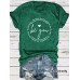 Short sleeved be you print