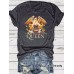 QUEEN Pattern Round Neck Short Sleeve