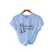 Short sleeved round neck