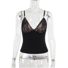 Sexy suspender lace sexy top for women