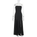 Slimming strapless mesh sexy dress