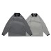 Casual Stripe Polo Shirt Men Loose Fit Long Sleeve T-Shirt