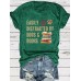 EASILY DISTRACTED Round Neck Short Sleeve