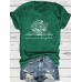 Floral Pattern Round Neck Short Sleeve