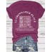 Pattern round neck short sleeved shirt