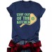 Fun Pattern Round Neck Short Sleeve Fun Pattern Round Neck Short Sleeve