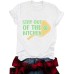 Fun Pattern Round Neck Short Sleeve Fun Pattern Round Neck Short Sleeve