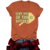 Fun Pattern Round Neck Short Sleeve Fun Pattern Round Neck Short Sleeve