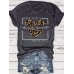 Valentine's Day Pattern Round Neck Short Sleeve Valentine's Day Pattern Round Neck Short Sleeve