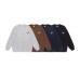 Feather Print Long Sleeve Round Neck Unisex Loose Hoodie