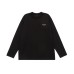 Round Neck Long Sleeve T-Shirt Unisex Loose Fit Letter Print Basic Tee