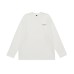Round Neck Long Sleeve T-Shirt Unisex Loose Fit Letter Print Basic Tee