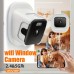 Night Vision Window Mount Smart Panoramic Camera for Home Security, HD Surveillance Camera Night Vision Window Mount Smart Panoramic Camera for Home Security, HD Surveillance Camera