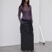 Original Tribal Print High-Elastic Mesh Design Fitted Skin Suit