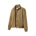 Solid Color Loose Casual Commute Versatile Stand Collar