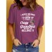 Pattern printed round neck short sleeved shirt