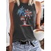 Coconut tree print on vest