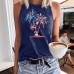 Coconut tree print on vest