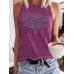 Female vest with cow pattern horizontal stripes