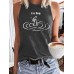 Tank top female I'm FINE print
