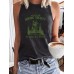 HIKING Pattern Women's Loose Large Tank Top