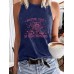 HOUSTON Printed Tank Top