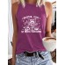 HOUSTON Printed Tank Top