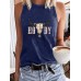 HODY Pattern Loose Women's Tank Top