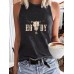 HODY Pattern Loose Women's Tank Top