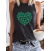 Clover Love Printed Tank Top