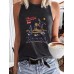 Western denim sleeveless top