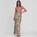 Printed pure desire sleeveless camisole dress for women